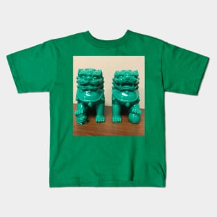 Fu Dog Duo Kids T-Shirt